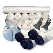 상인농자재 카시미론 삼중이불 보온덮게 보온용솜 하우스이불 비닐하우스 단열자재, 삼중이불) 폭 2.7m 길이 20m