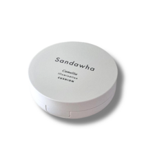 [산다화 카멜리아 브라이트닝 광채쿠션 단품 15g] SPF25 PA++ 산다화광채쿠션 동백광채쿠션 밀착력 커버력 민감성피부 유기농식물 순한성분 촉촉한피부 피부진정, 1개, 핑크베이지