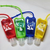 30ml 가방걸이 파우치고리 여행용 휴대용 미니 포켓 손소독제 손세정제 리필 겔 아동선물, 블루