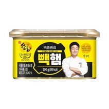 국산돼지고기 한돈으로 만든 백종원의 빽햄 2종 택1 (200g 340g), 200g, 200g