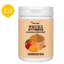에너데이 미국산 와일드망고추출분말 렙틴호르몬 씨앗 가루 와일드망고효능 아프리카망고 와일드망고종자100프로 230g, 1개, 1통