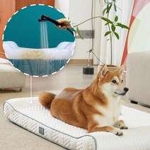 오르카홈펫 속까지 완벽세척 척추 관절 보호 강아지 에어코일 커브 매트리스 펫 방석 쿠션, [여름]냉감커버
