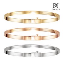 [14k뱅글] 에버링 14K 팔찌 도톰한 데일리 사슬 체인_BNFC4201 Gold Bracelet Gift