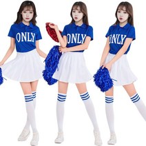 여성 치어리딩복 상하의 세트 경기 응원 치어리더 무대 단체 응원복