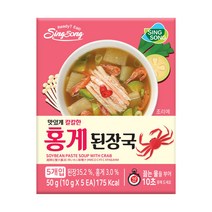 신송 칼칼한 홍게 된장국, 10g, 30개