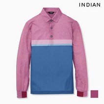 [INDIAN] 블로킹배색 메쉬 티셔츠_MIGALUS2261