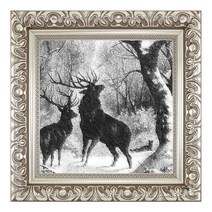 미프리아트 보석십자수 대형액자, 04_AT-280L/실버