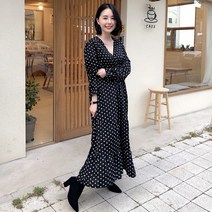 배꼽 D69-9 헤이즈 빅사이즈여성의류 롱원피스 44-120