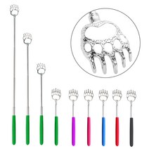 곰발바닥 4단 접이식 스텐 (안테나 효자손 C타입-색상임의) 등긁이 등긁개