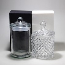 몰드몰 일자원형 350ml 포장박스 _ 불꽃크리스탈 캔들 (소), 블랙