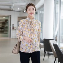 모슬린 엄마옷 장미 블라우스 EBL112293 마담 미시옷 중년여성의류 빅사이즈 50대 60대여성옷