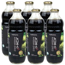 헬씨허그 프리미엄 타히티 노니주스 1000ml 노니 원액 발효숙성 착즙 에어캡포장, 6병