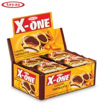 예이니식품 타야스 엑스원 카라멜 타르트 1박스(21gx24개) 과자쿠키초코치즈, 21g, 24개