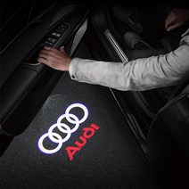 아우디 A8 4k 무결점 유리가공 LED 도어라이트 1ps D5, 기본 타입