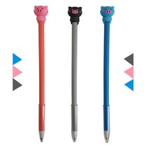 판촉물/1000개/돼지캐릭터볼펜볼펜수성펜/기념품 대량구매 단체선물 홍보 행사 로고인쇄 학교학원병원 개업, 기본1000개구매시, 인쇄없음