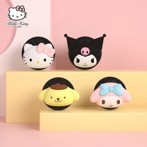 귀여운 헬로 키티 산리오 캐릭터 자동차 다용도 마스크 소지품 걸이 고리 선물, 키티캐릭터(4개)