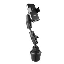 ARKON 무선N오토 더블로버스트 스몰 차량용 컵홀더 무선충전 핸드폰 거치대 AWCRMS2X323, 1개