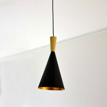 [빛나라닷컴] 톰딕슨 스타일 마일로 펜던트 식탁등, 블랙 + LED 전구 8W (주광색) 포함