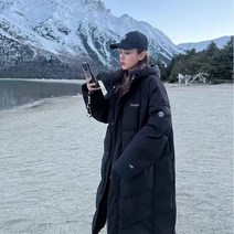 Bersdnor여성 롱 패딩 보온하다 모던 야상 캐주얼