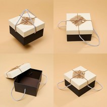 내추럴 선물상자 15X15CM 베이지 박스선물포장 선물포장박스 선물포장 생일선물포장 선물종이박스 선물용박스