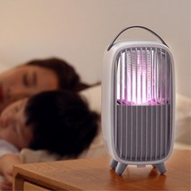아기방 저소음 모기 잡는 기계 흡입기 캠핑 포충기 모기포집기 모기잡는기계 모기퇴치램프 모기퇴치 모충기, 그레이