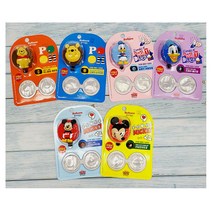 불스원 디즈니 차량용 통풍구 방향제 거치대+리필2개, 프레쉬베리