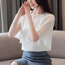 여성 쉬폰블라우스 면접 청순한 20대 첫직장룩 제주도 커플 빈티지 럭셔리