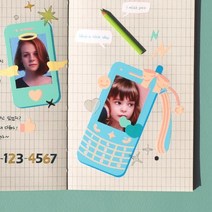 포토 데코 프레임 스티커, 블루밍데이
