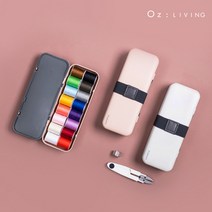 오즈리빙 올인원 바느질세트 받짓고리함, 바느질세트 스카이, 1개