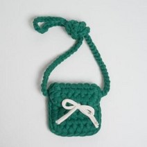 아트박스/미스티코티타 [DIY] 미스티코티타 댓츠미니크로스백 Thats Mini Cross bag mystikotita crochet 패브릭얀 털실 뜨개질 패키지, 라벤더