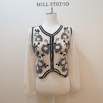 밀스튜디오 뉴코아창원밀스튜디오 미니가디건lo4cds104bko