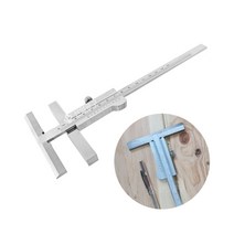 케가끼 게이지 비눈금형 150mm HM-150 목공용직각자 금긋기 게가끼, 1개