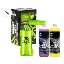 [타월증정] 부두라이드 폼캐논 세차폼건 폼랜스 946ml+폼샴푸, 폼캐논+오토그루밍 카샴푸 500ml
