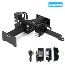 소형 레이저각인기 불박기 미니 휴대용 각인기 조각기 마킹기계 laser mini desktop laser 프린터 carver diy laser, 단일상품+레이저 5.5w