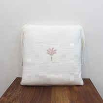 수피아코코 백아이 부케 자수 식탁 방석