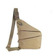 여행가방 캠핑 전술패션 헌터 어깨 왼쪽형 베이지 숄더백