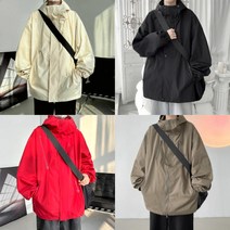 스텔라샵 경량 바람막이 얇은 등산 낚시 점퍼 오버핏 자켓 루즈핏 야상 후드 봄 가을 잠바