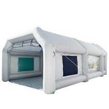 에어바운스송풍기 Sewinfl 저렴한 가격 스프레이 부스 대형 공간 풍선 페인트 텐트, 13 10x4x3mH 2blowers