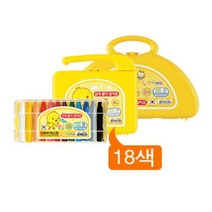 pdg# 동아 손에묻지않는 크레용 노랑병아리 18색 크레파스 색연필 동아크레용 동아크레파스, 영샵◇상품선택◇