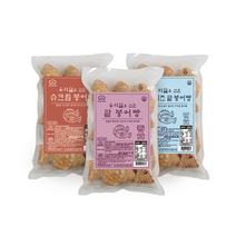 [성수동베이커리] 우리밀 붕어빵 3종(팥 슈크림 크림치즈), 02_우리밀 슈크림 붕어빵(900g) 1팩