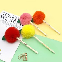 일정 2000과일폼폼방울중성펜 0.5mm 정품 랜덤 1개