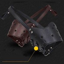 짖음방지 사이즈조절 보더콜리입마개 강아지방문훈련 개마스크, 1개, 블랙
