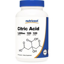 뉴트리코스트 구연산 1000mg 120캡슐, 1개, 120정