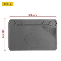 S-160 실리콘 패드 데스크 플랫폼 45x30cm 납땜 역 철 전화 PC 수리 매트 자기 단열 리드 없음, CHINA, TE-615 350x220