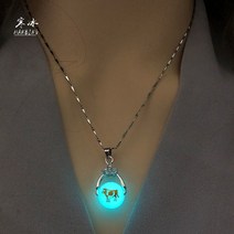 아동악세사리 야광 구슬 12 시이지 띠 목걸이 여성 레드 끈 펜던트 커플 남성 트윈타입 3241010696