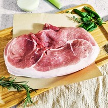 지리산 흑돼지 버크셔K 뒷다리살 1kg, 뒷다리살 구이용 1kg (8~10mm)