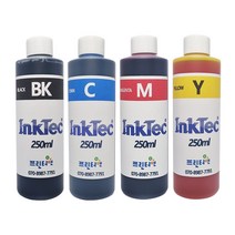 잉크테크 HP 무한 호환 리필 잉크 250ml HP8600 HP8720 HP9010 HP8710 HP8610 HP8210 HP7740 HP7720 HP7612 HP7110, 파랑염료(H8950D)×250ml, 1병