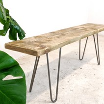 공장느낌 인더스트리얼 메탈 헤어핀철재다리 6종높이 10파이 2줄환봉 식탁 책상 테이블 좌탁 협탁 콘솔 철제다리, 200미리 4개1조