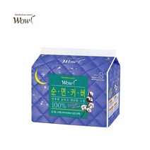 동성제약 와우 생리대 순면커버 슈퍼롱 6개입 순면100% 오버나이트