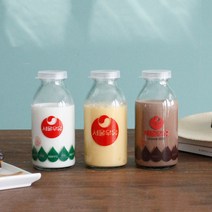 서울 우유 레트로 스타일 유리병 330ml, 1개
